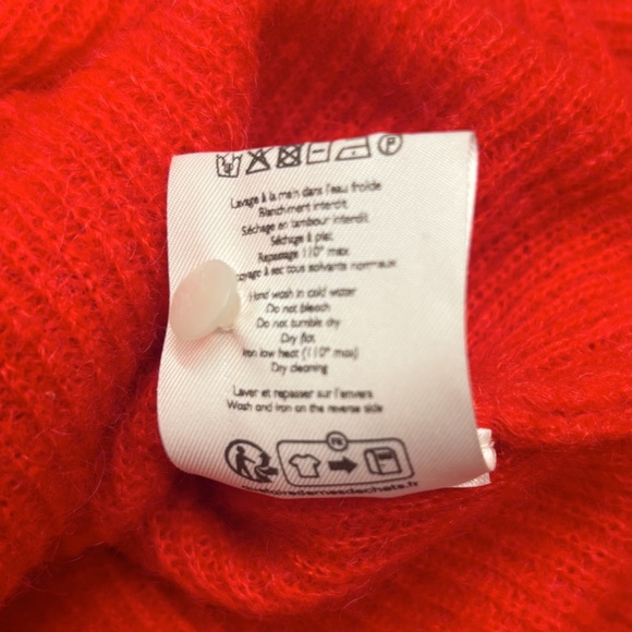 SEZANE-Gaspard Cardigan (Red)-Small - Picture 5 of 9